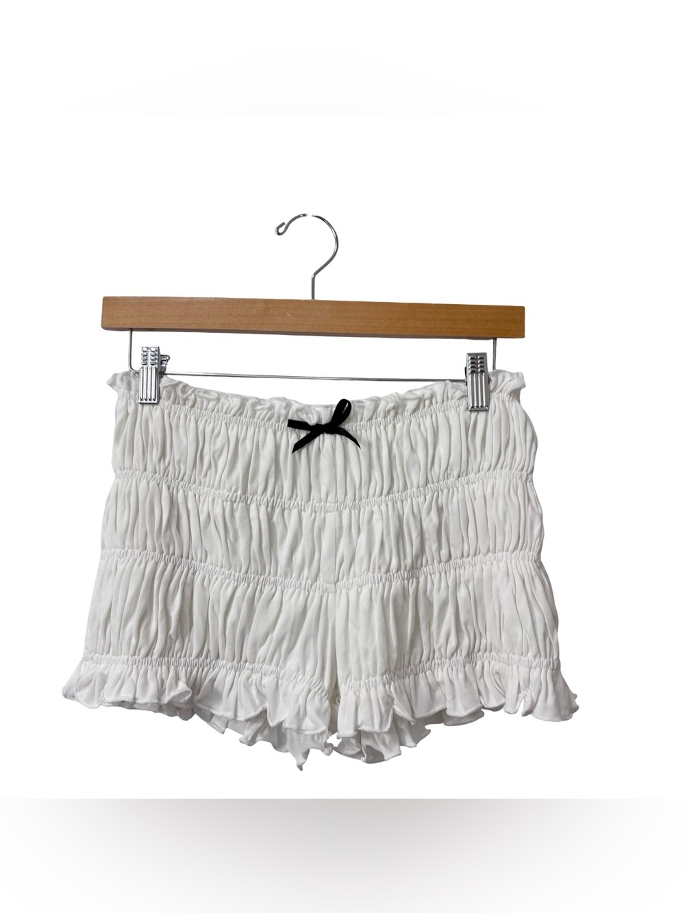 With Jean bea bloomer Ruched shorts White Size XXS - Picture 2 of 10